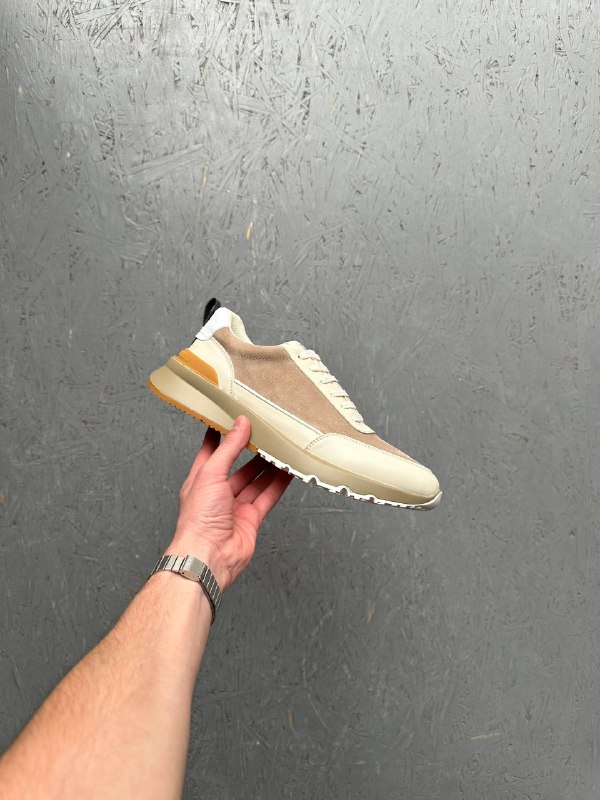 Brunello Cucinelli Panelled Sneakers “Testa Di Moro”