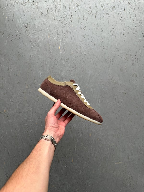 Brunello Cucinelli Suede Lace-Up Sneakers “Dark Brown”